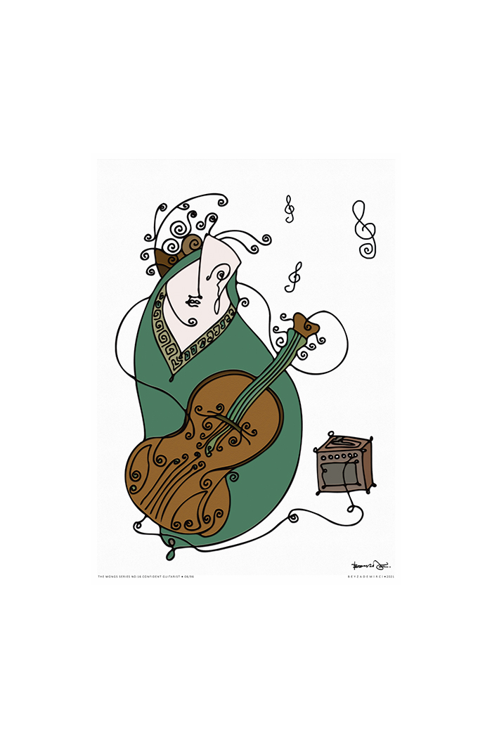 Kendinden Emin 70x50 cm (Çerçevesiz)