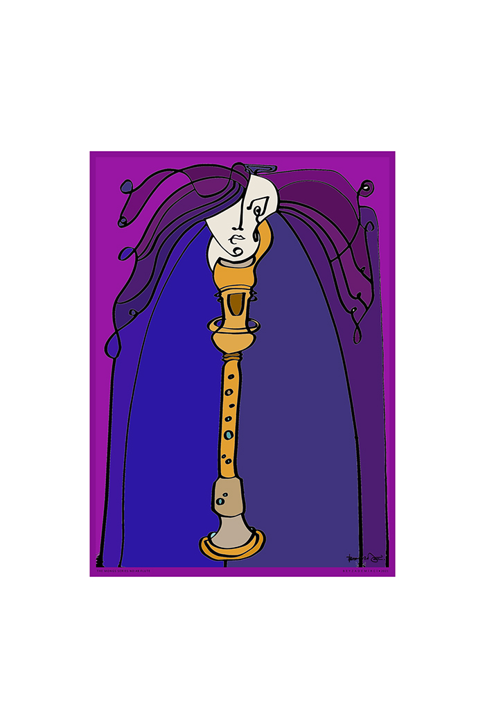 Flüt 29x21 cm (Çerçevesiz)