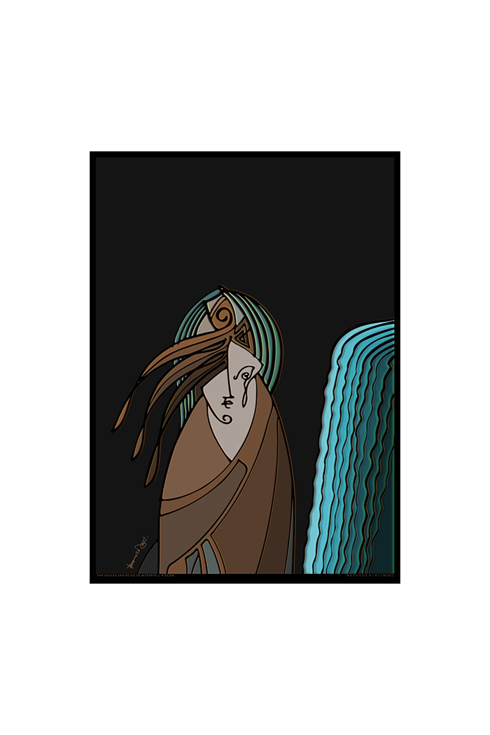 Şelale 70x50 cm (Çerçevesiz)