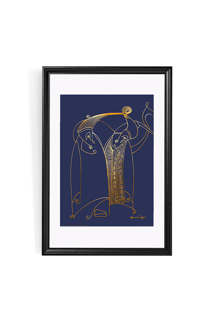 Sevgililer 98x68 cm (Çerçeveli)