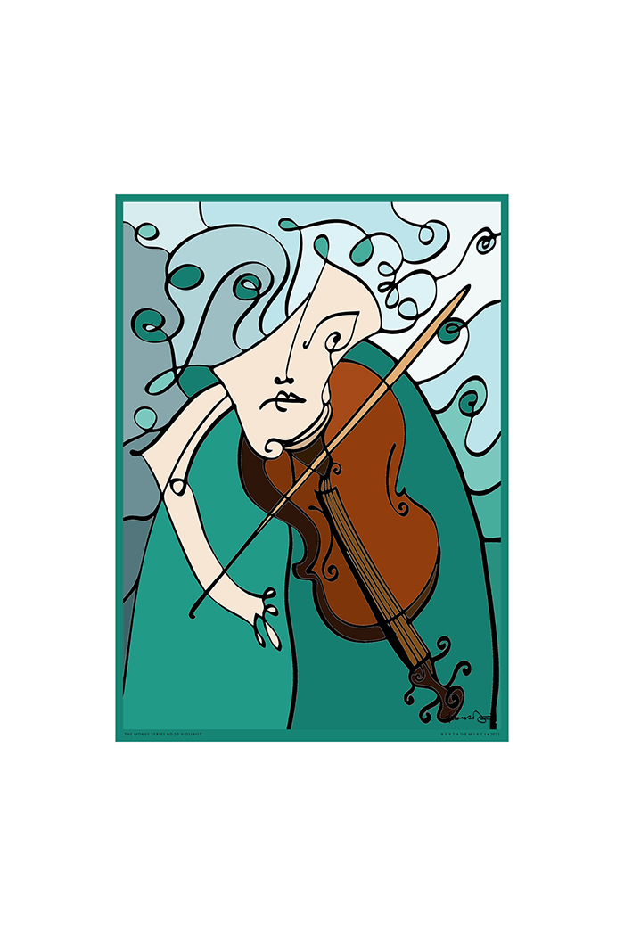 Violin 29x21 cm (Çerçevesiz)