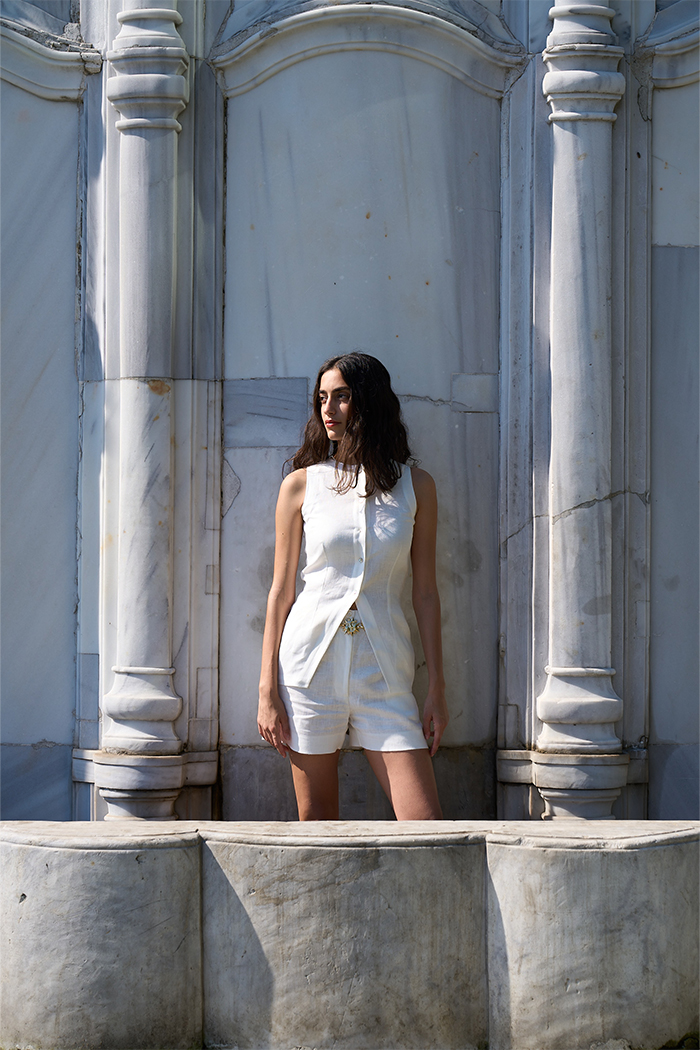 Cosmopolly Keten Şort