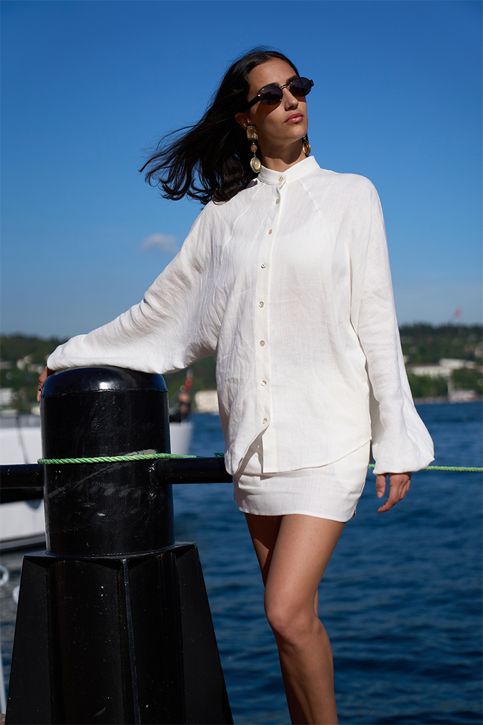 Carrıe Keten Gömlek