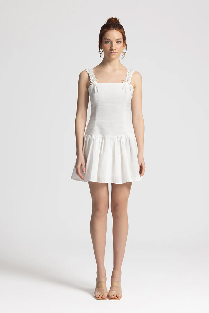 Milena Mini Linen Dress