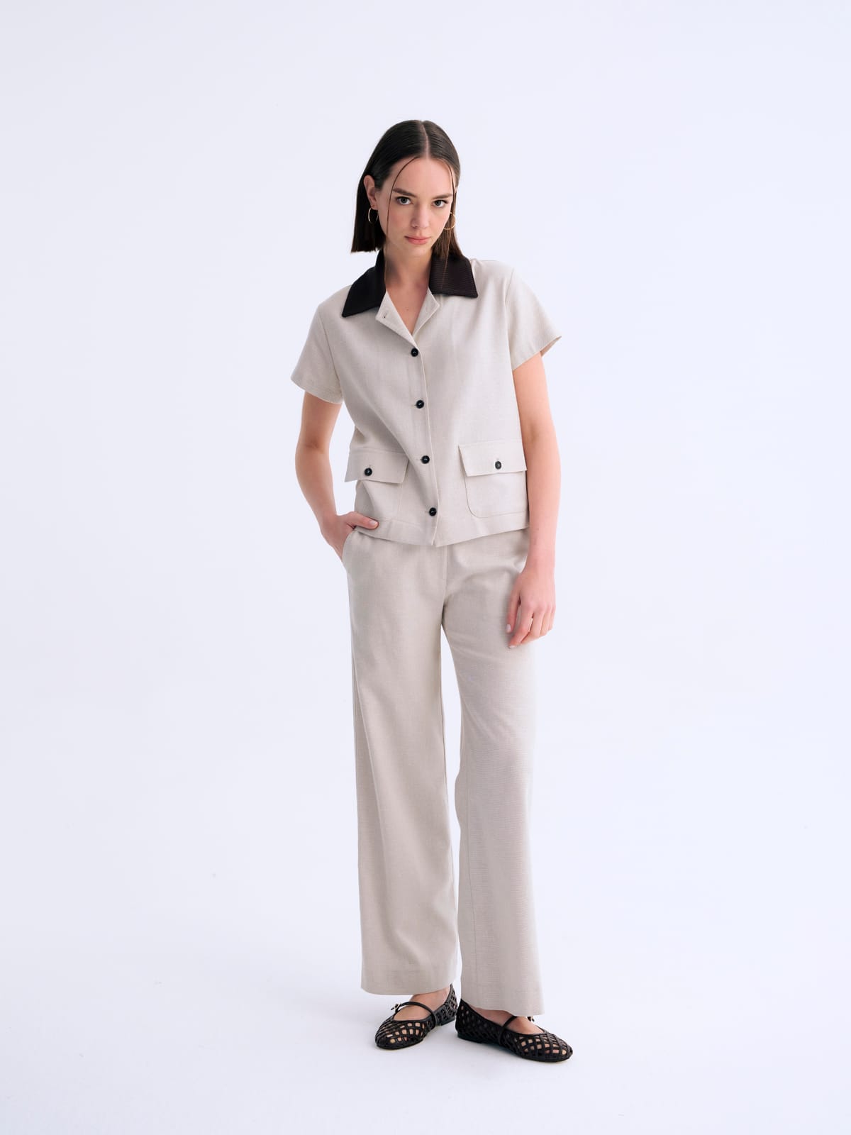 Linen Grace Keten Pantolon