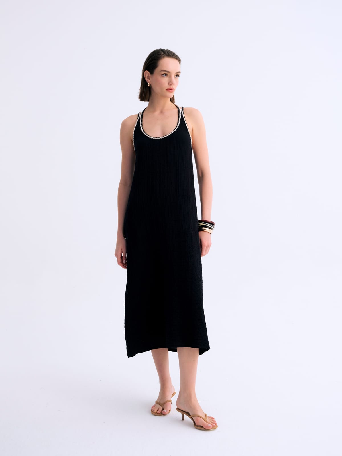 Plain Siyah Move Elbise