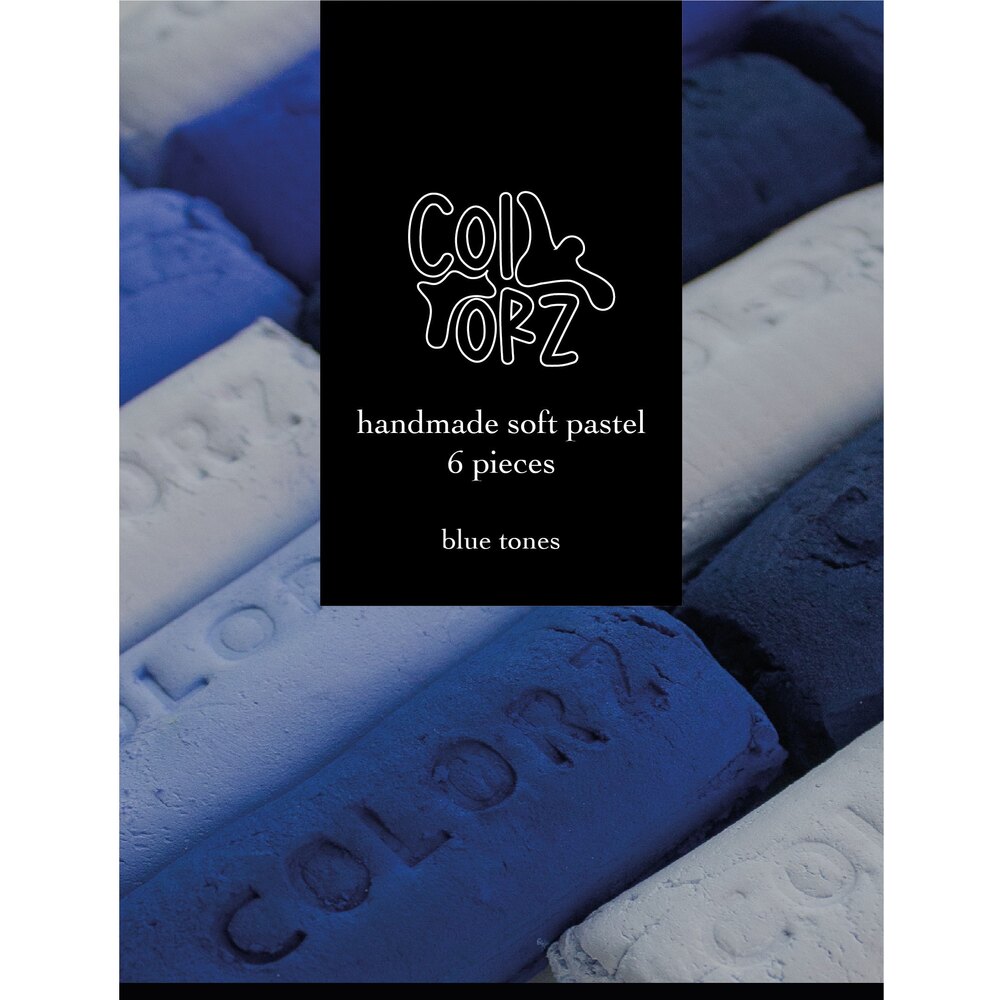 COLORZ EL YAPIMI TOZ PASTEL SETİ – MAVİ TONLARI
