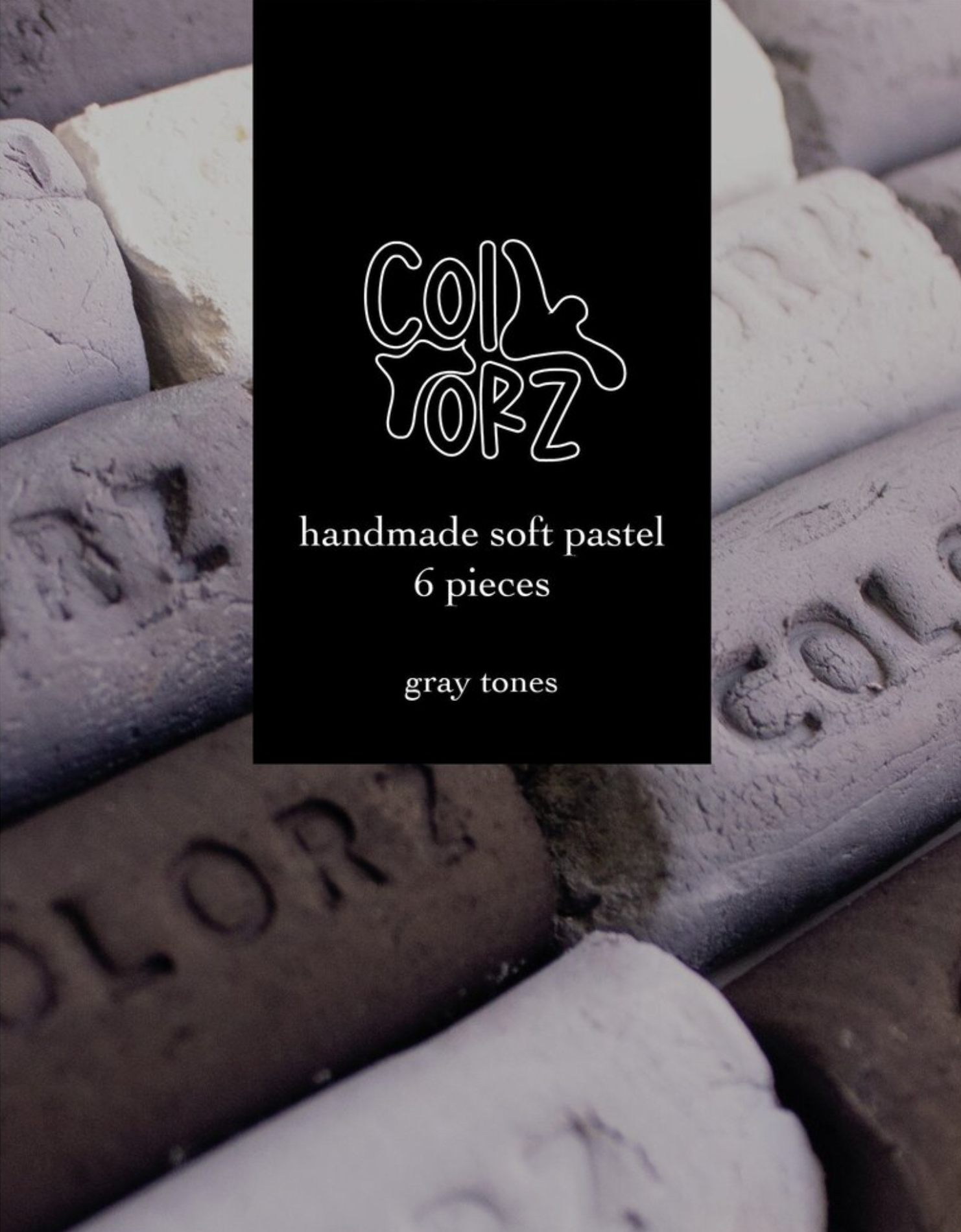 COLORZ EL YAPIMI TOZ PASTEL SETİ – GRİ TONLAR