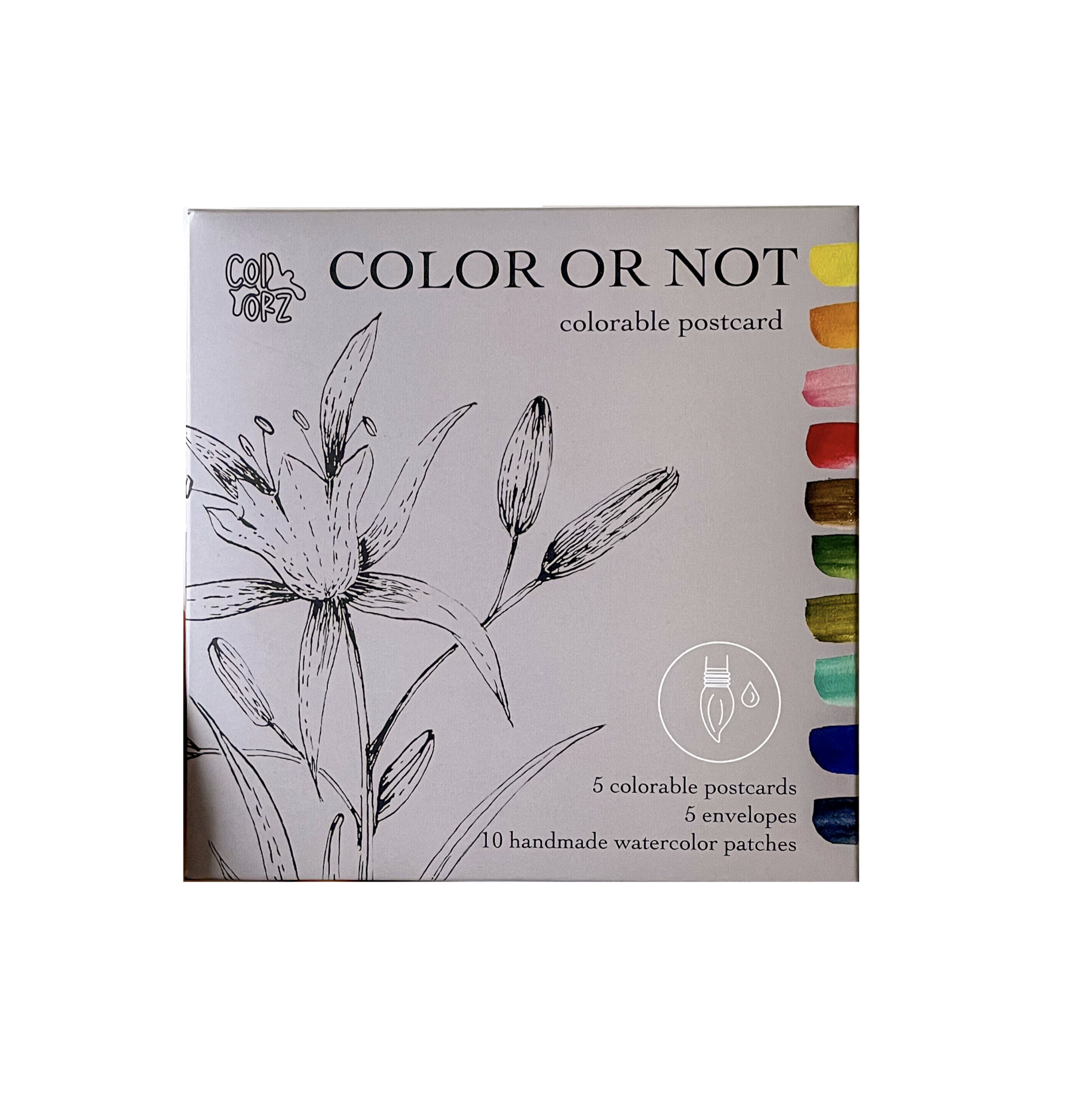 COLOR OR NOT KARE KARTPOSTAL SETİ (Labofem Serisi)