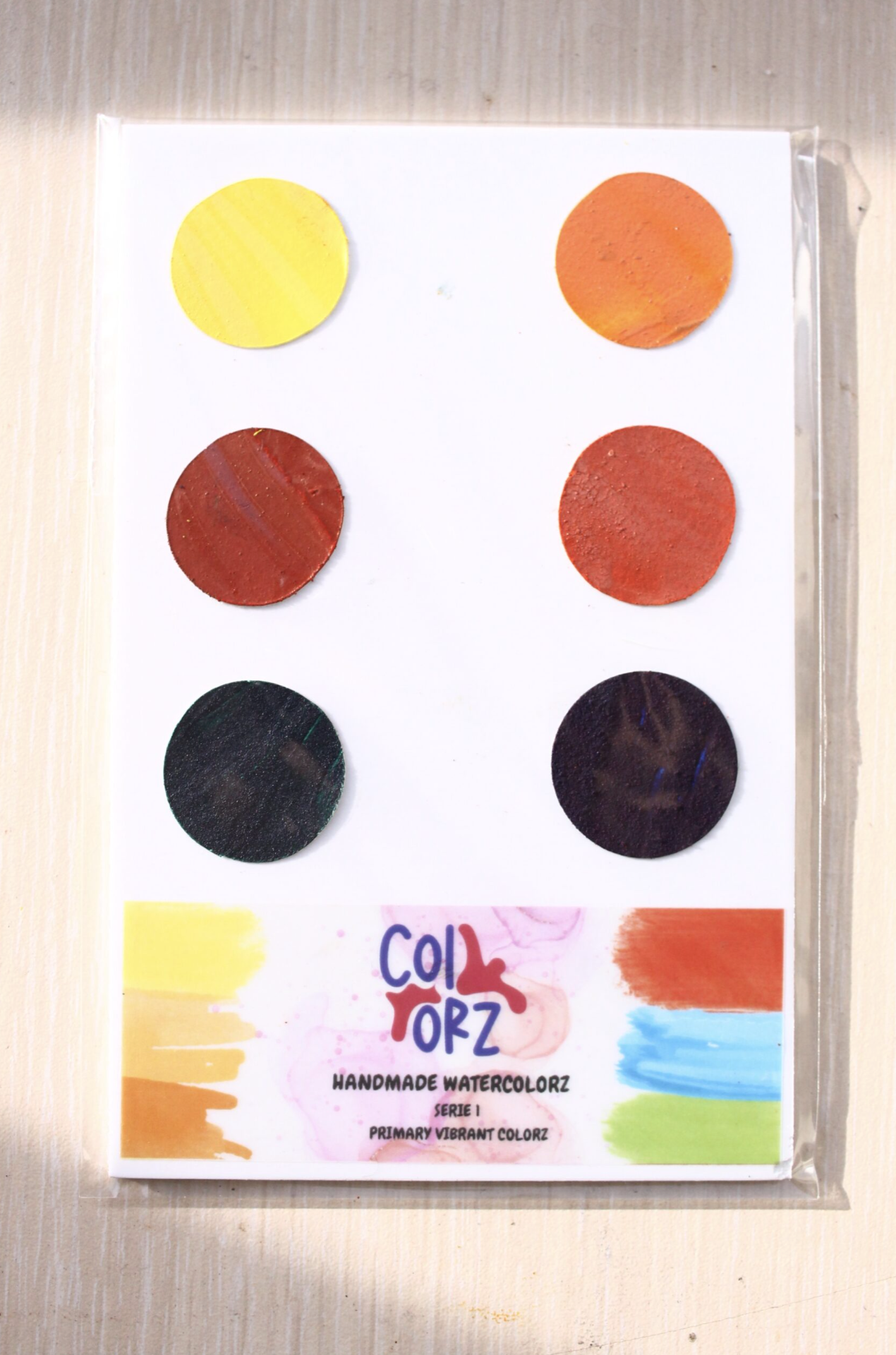 CANLI RENKLER PALETLİ SULUBOYA DENEME SETİ (SERİ 1)