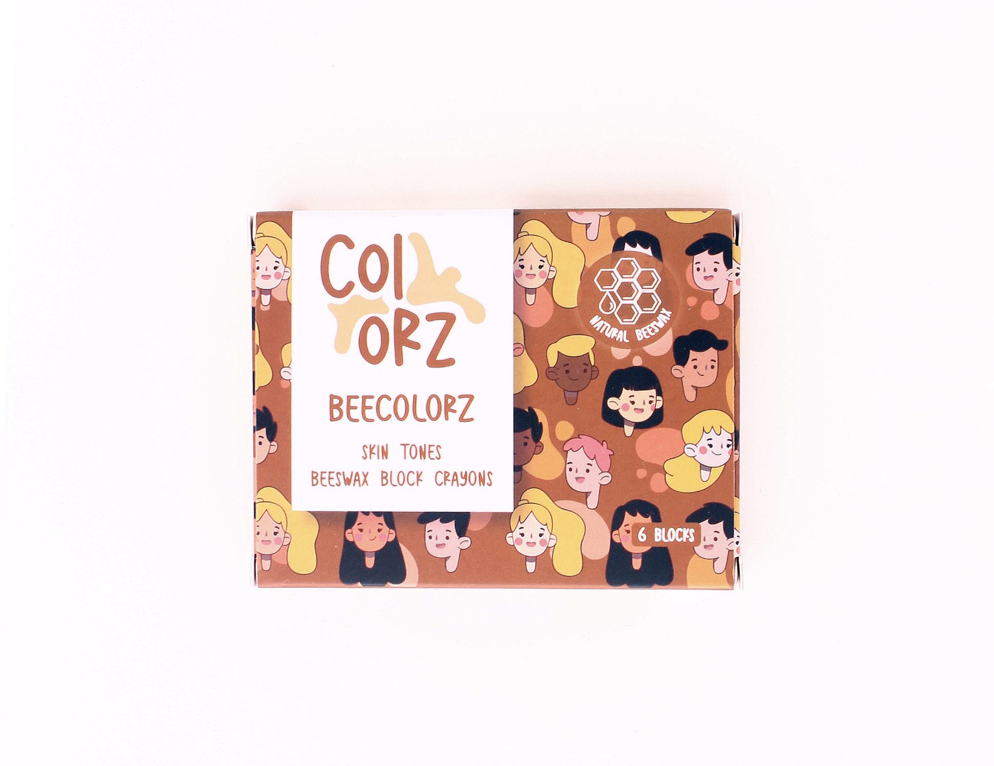 6 RENK SERT BALMUMU TEN RENKLERİ BLOK PASTEL BOYA SETİ