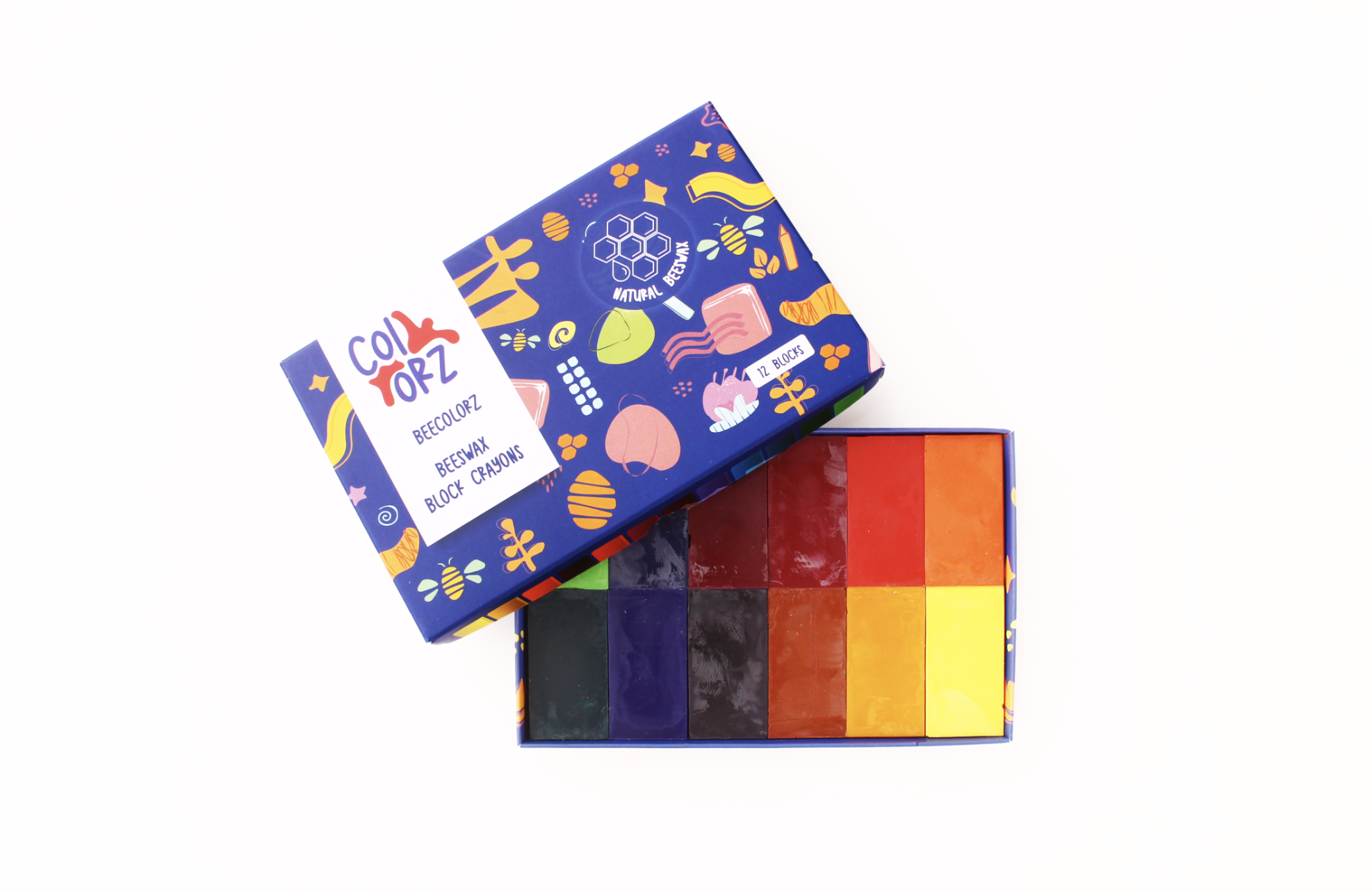 12 RENK BLOK BALMUMU PASTEL BOYA SETİ