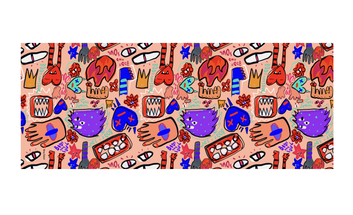 Body and Soul Dikdörtgen Şal