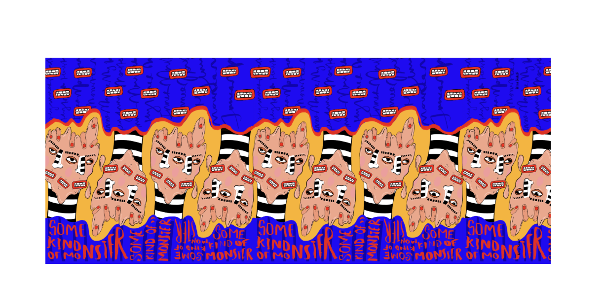 Some Kind Of Monster Dikdörtgen Şal