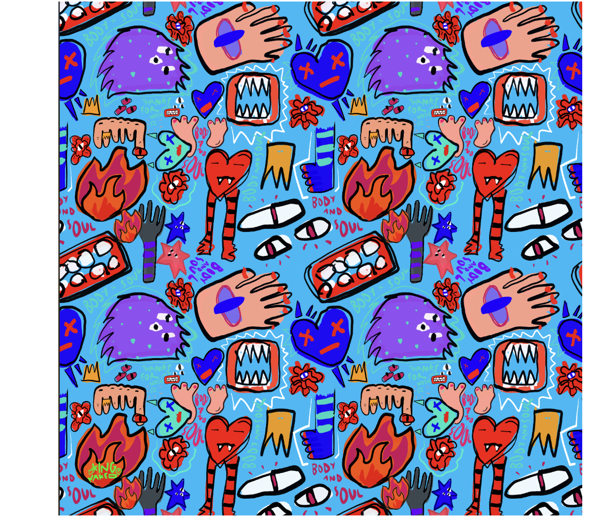 Body and Soul Büyük Kare Soft Şal 110 CM