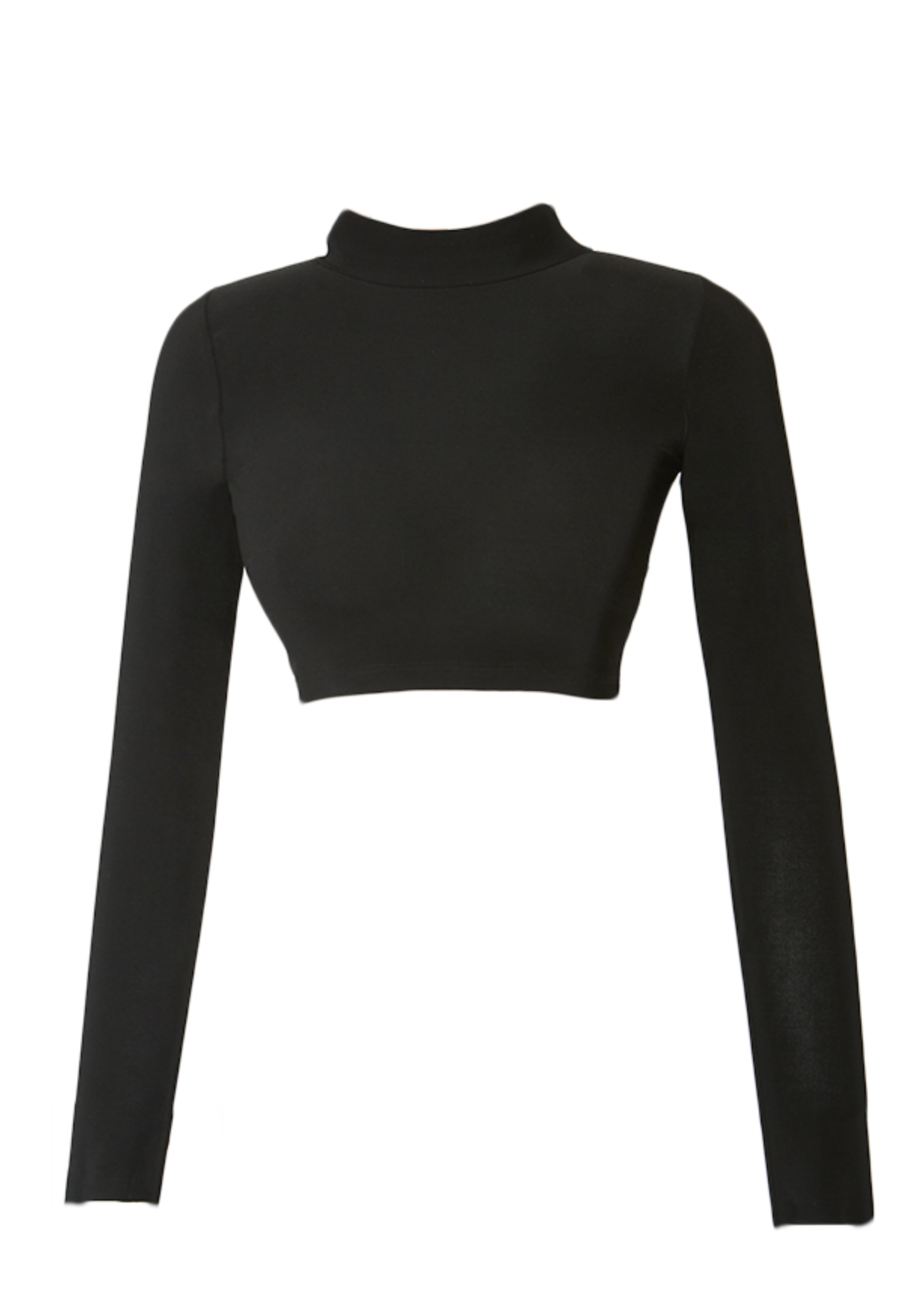 Laurel Crop Top-SİYAH