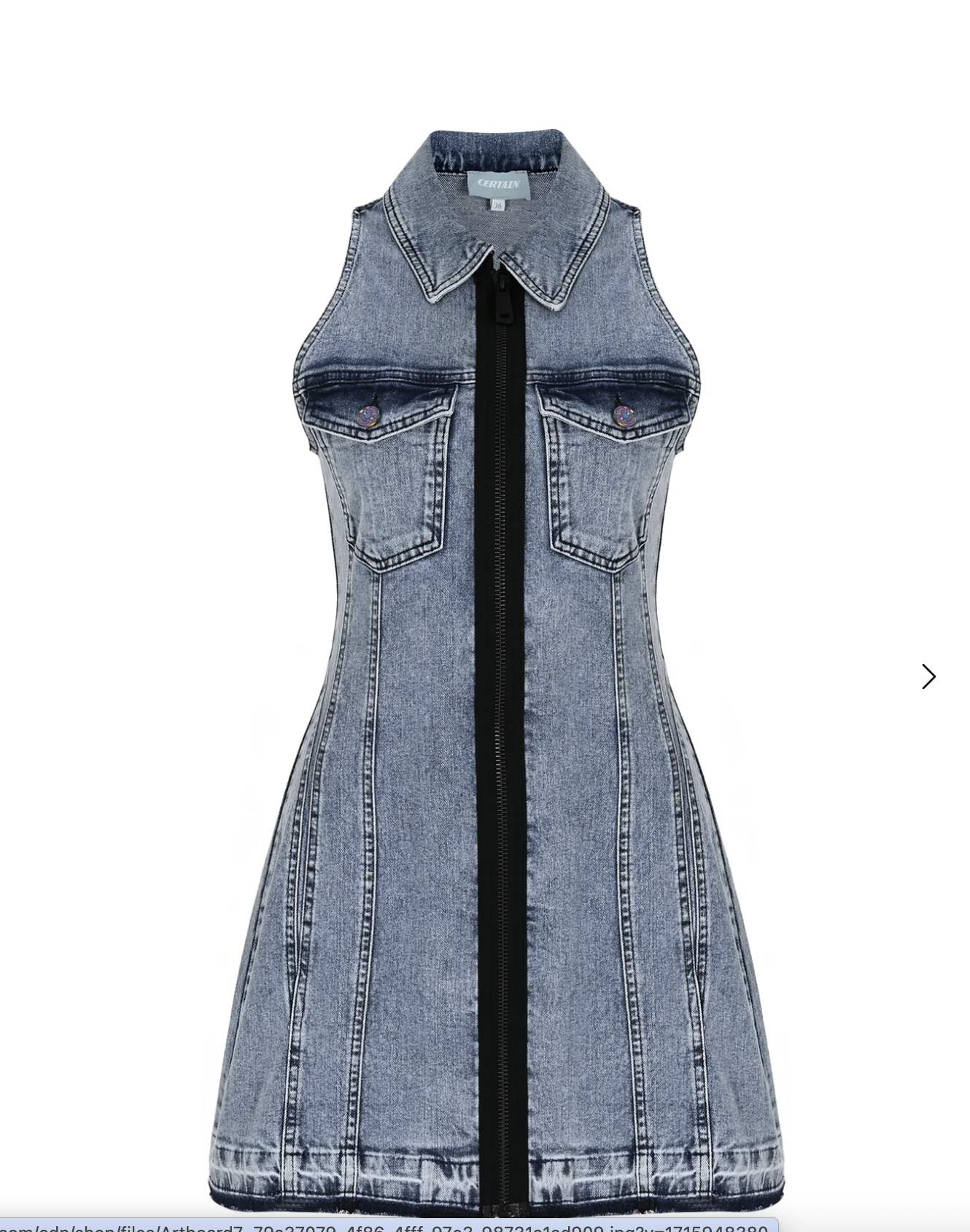 MALIBU DRESS - VINTAGE BLUE WASH