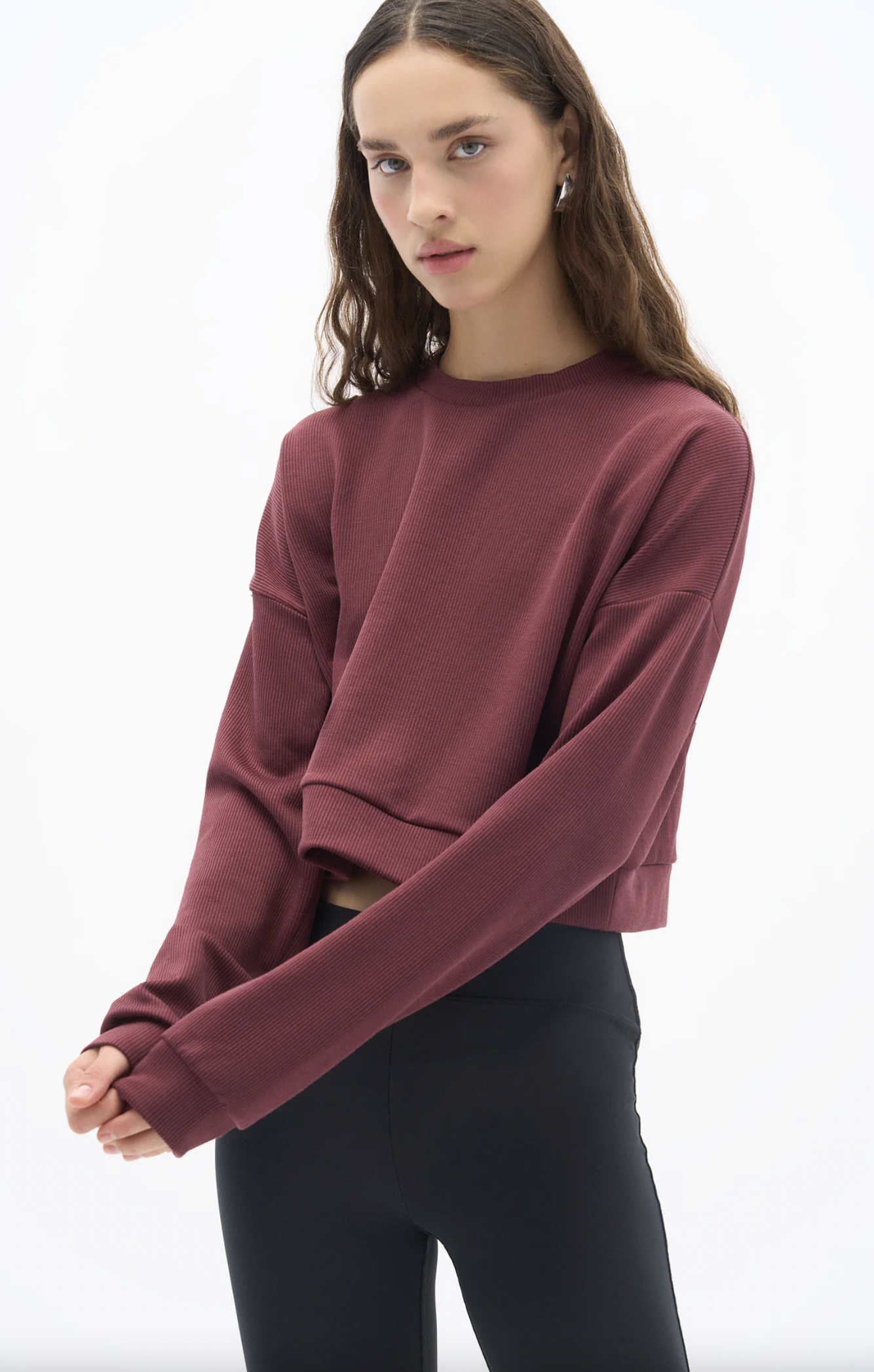 Bordo Flow Modal Sweatshirt