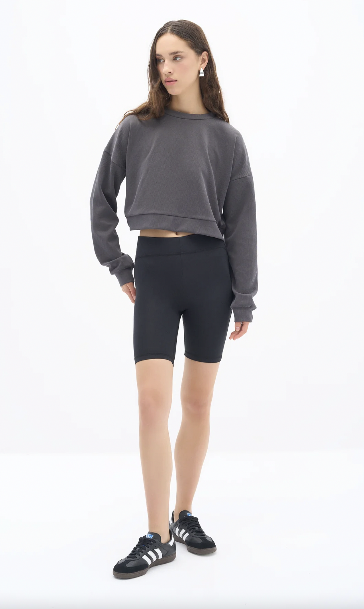 Antrasit Flow Modal Sweatshirt