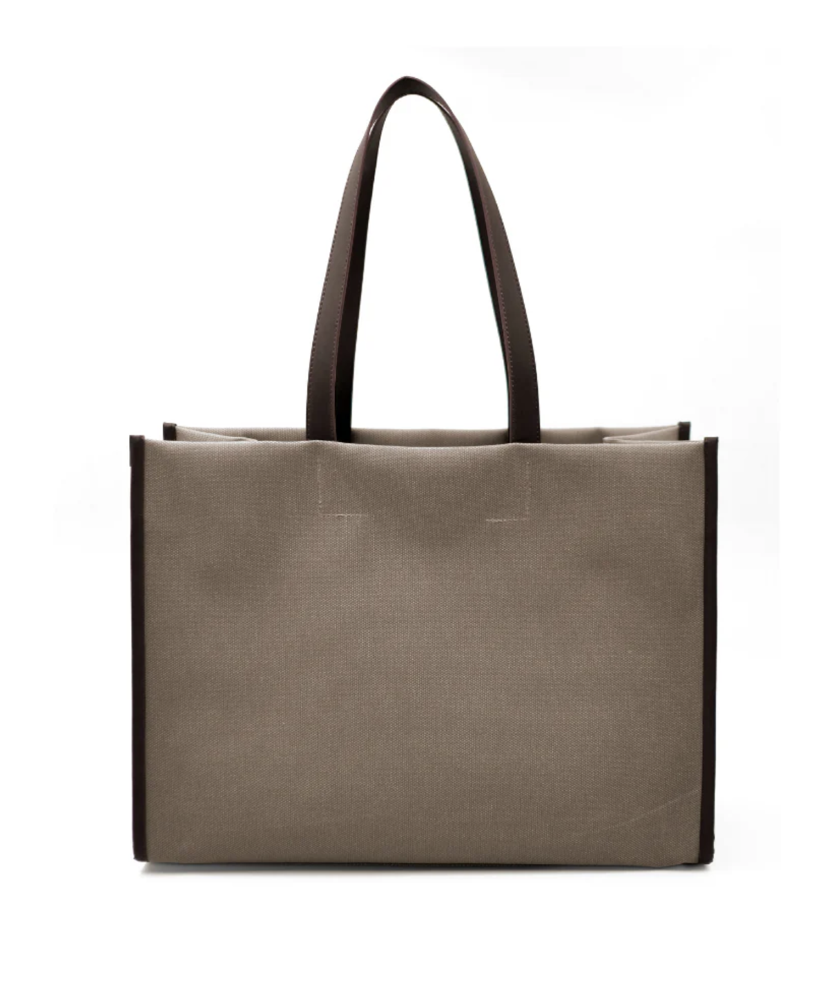 Kanvas Maxi Tote Çanta Kahve