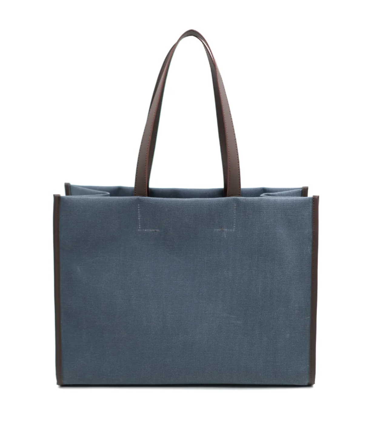 Kanvas Maxi Tote Çanta Lacivert