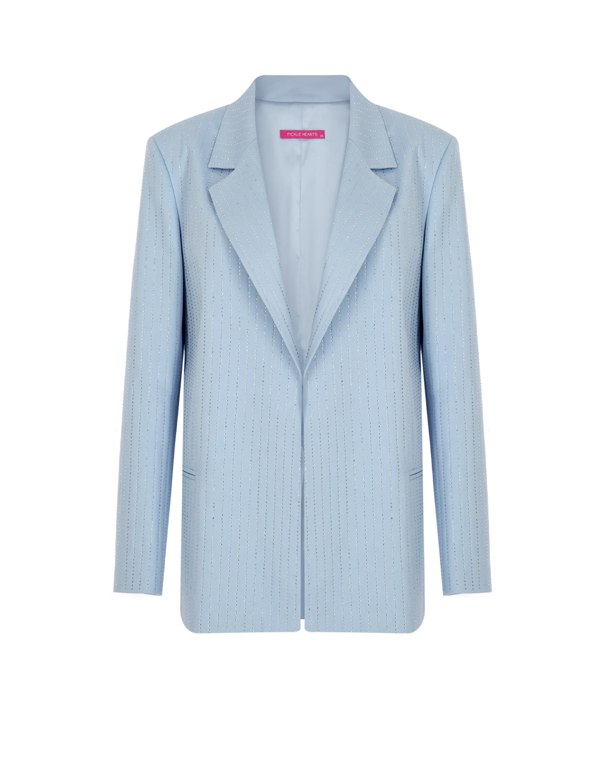 Selin Taş Basklı Oversize Blazer