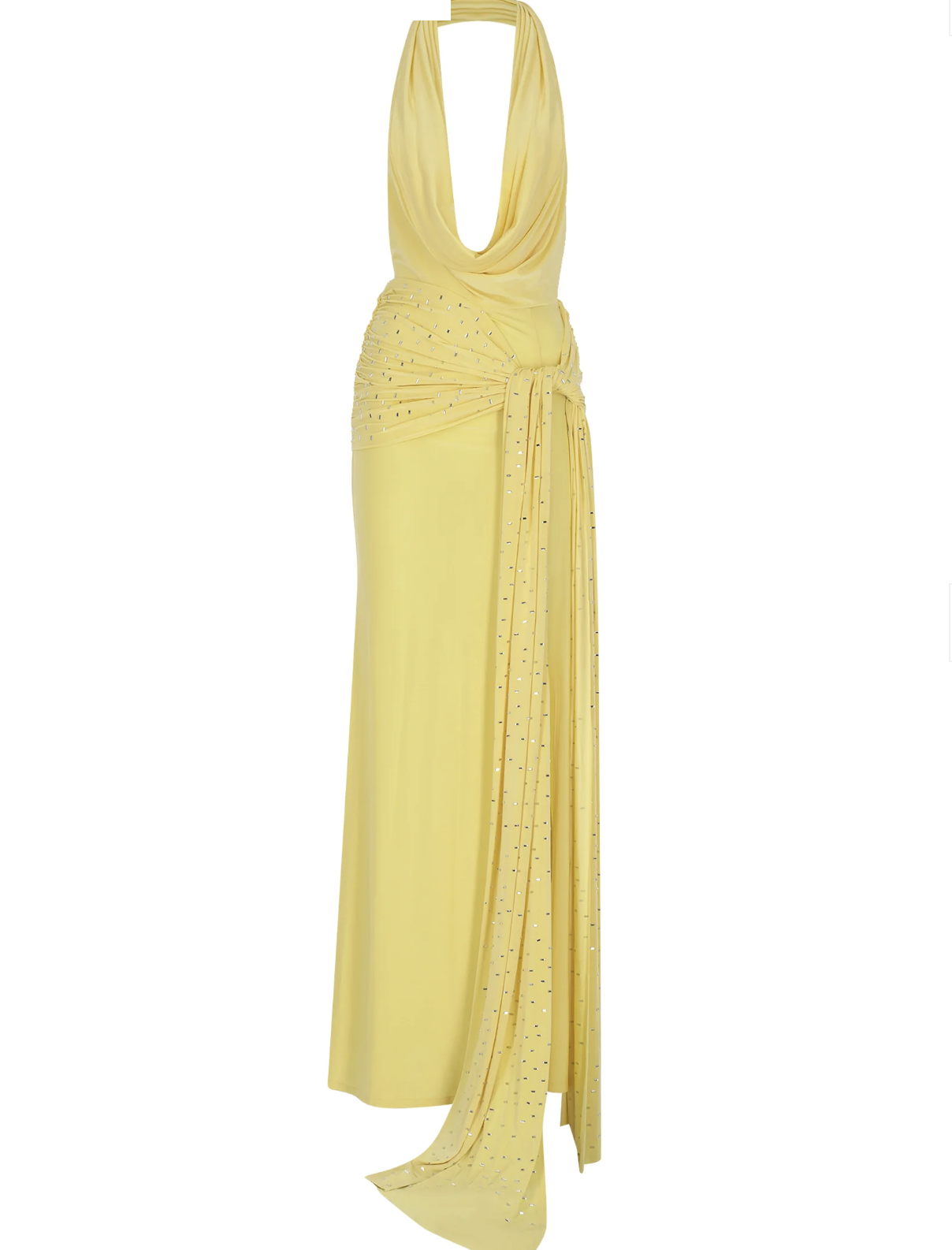 Blaze Pastel Sarı Maxi Elbise