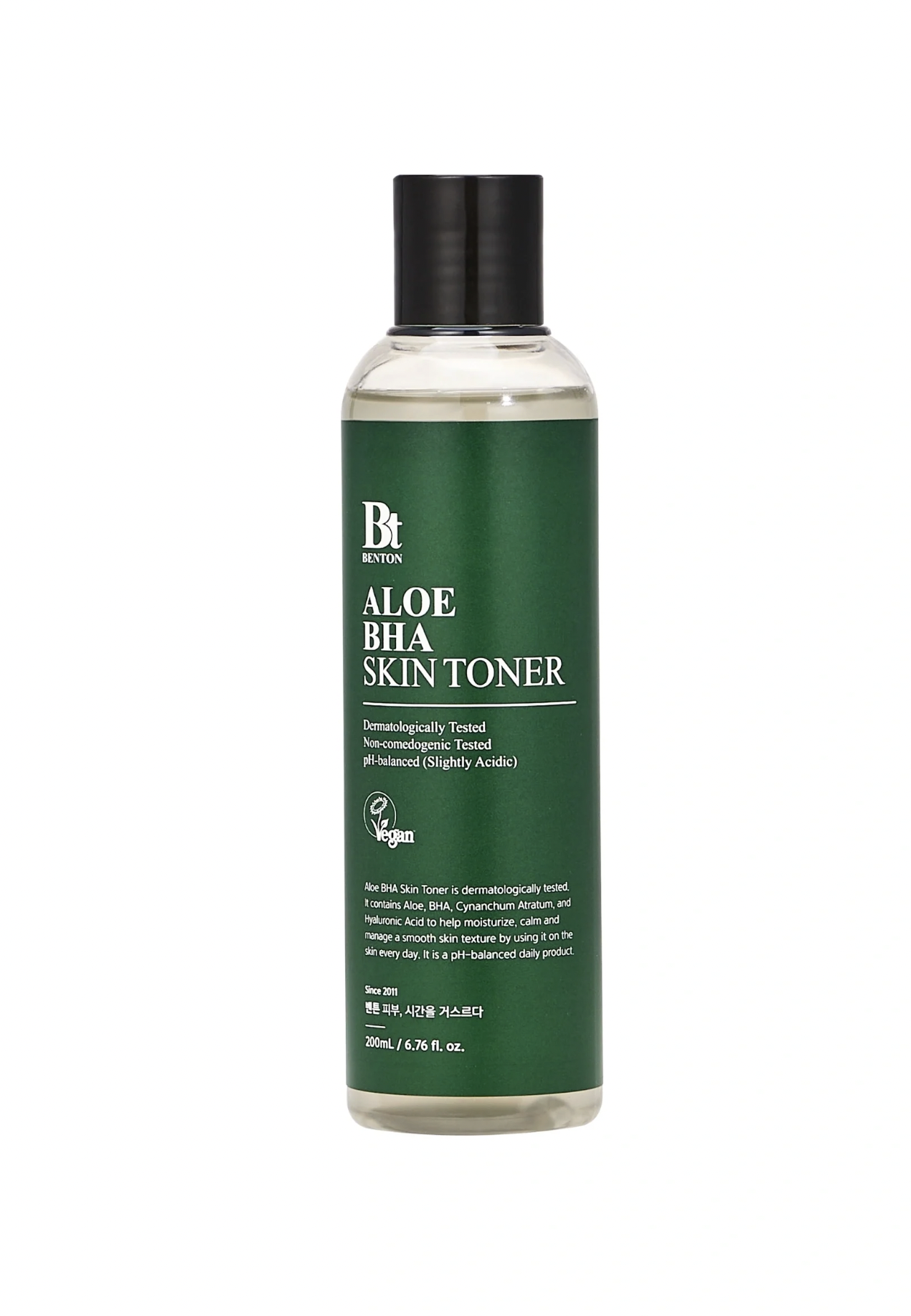 Benton Aloe BHA Skin Toner - Aloe & BHA İçeren Cilt Dengeleyici Günlük Tonik