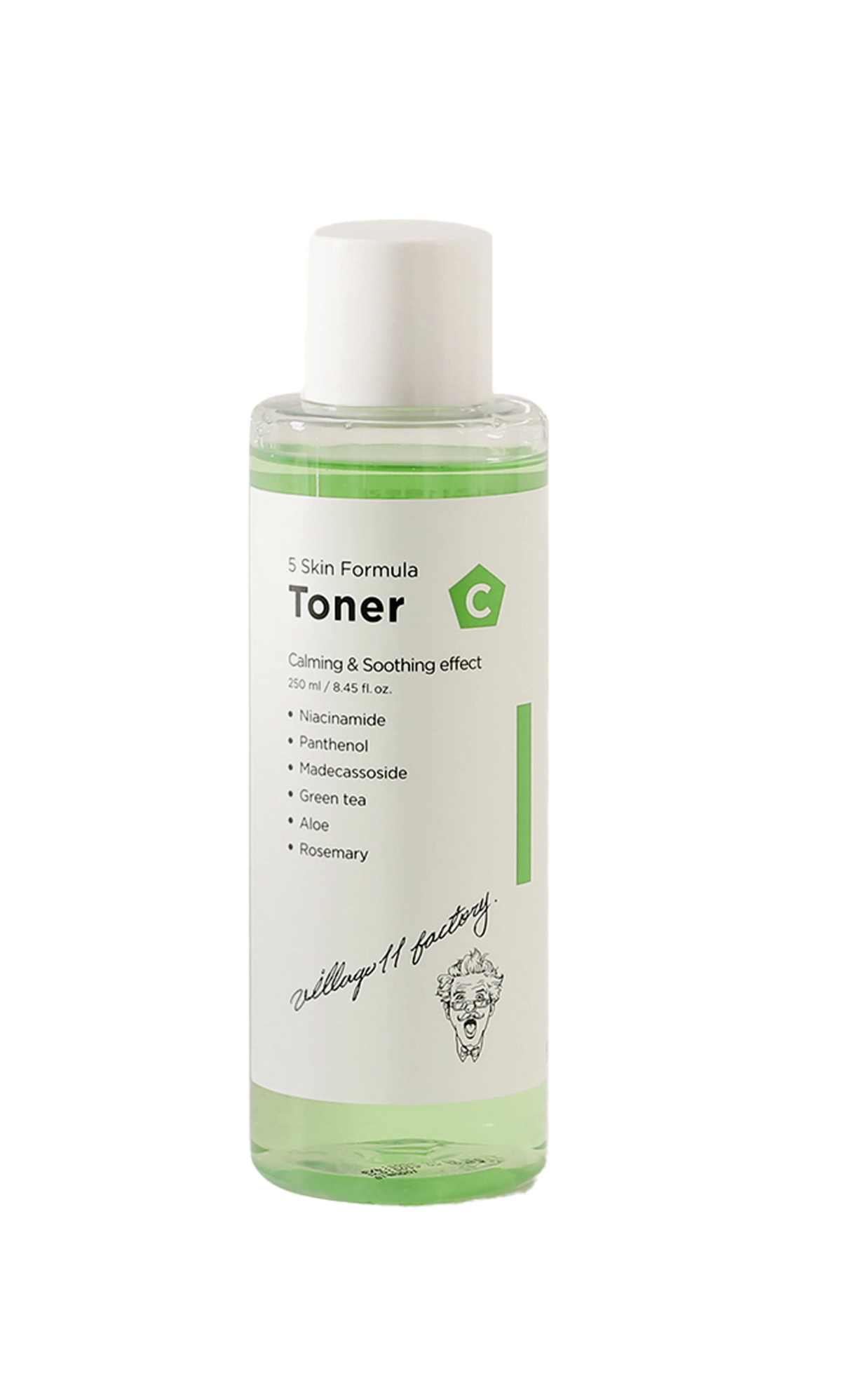 C Skin Formula Toner 250ml Anında Yatıştıran ve Ton Dengeleyen Cica & Yeşil Çay Tonik