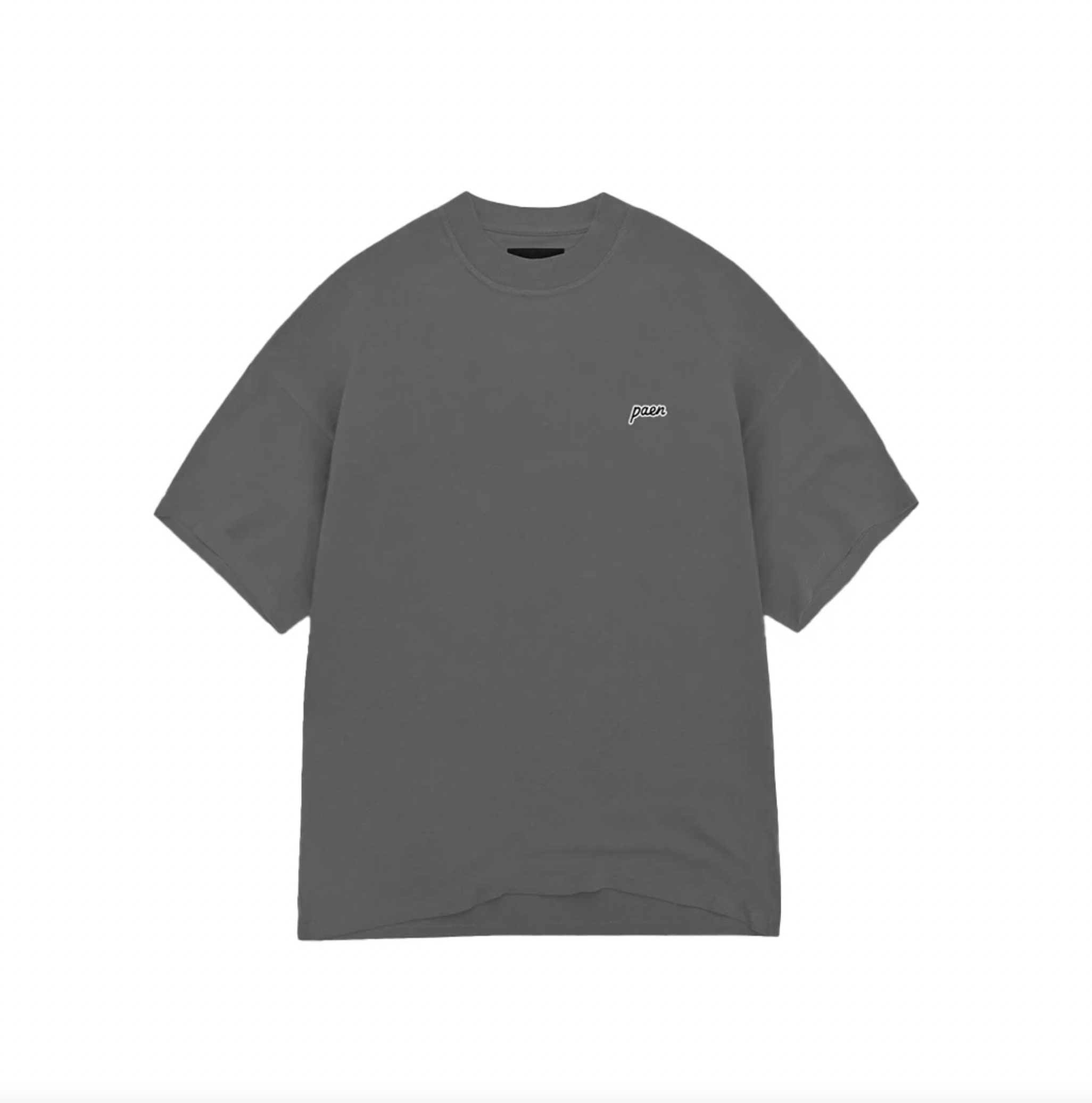 PAEN Basic Antrasit Unisex Oversize T-shirt