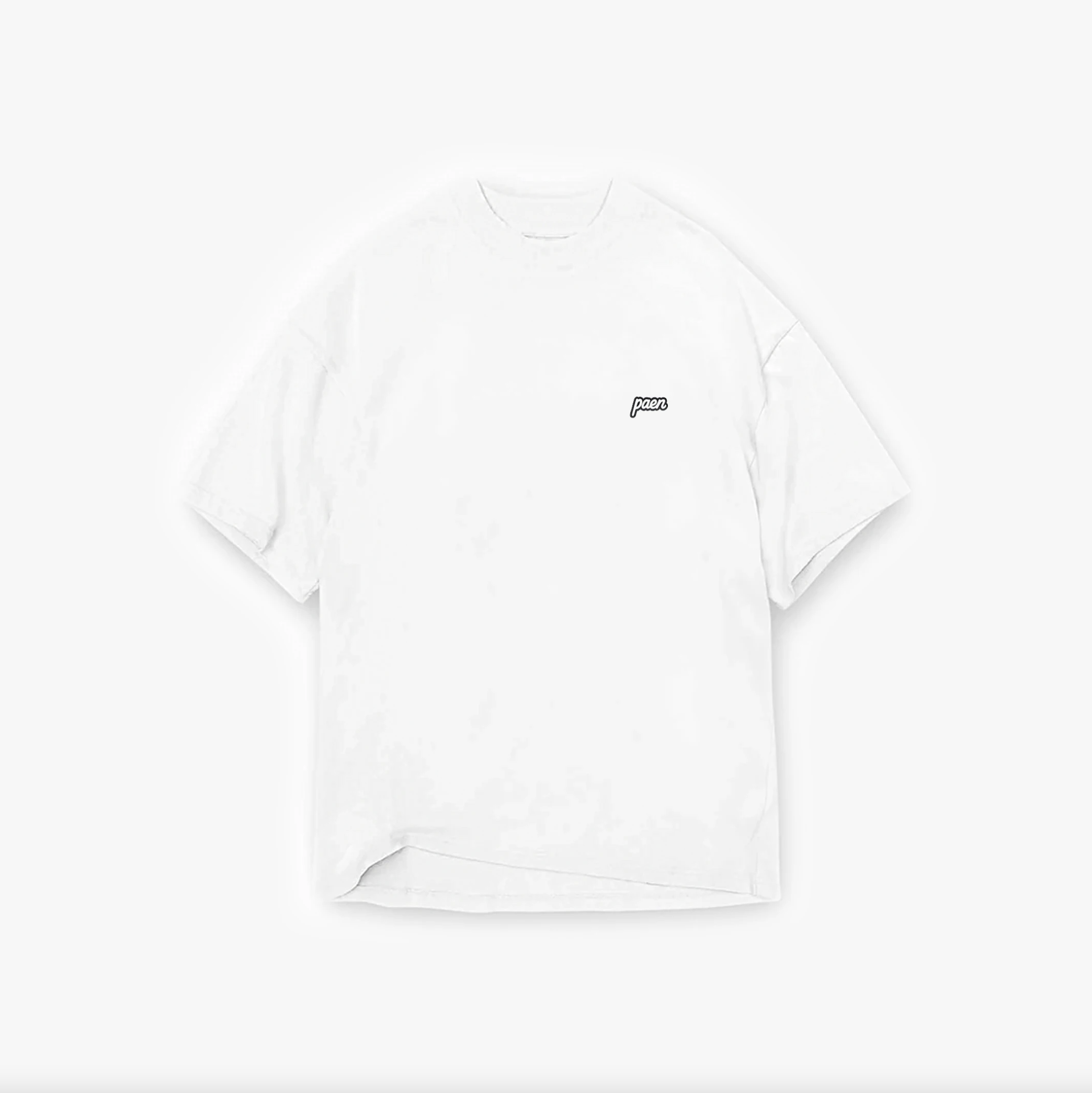 PAEN Basic Beyaz Unisex Oversize T-shirt