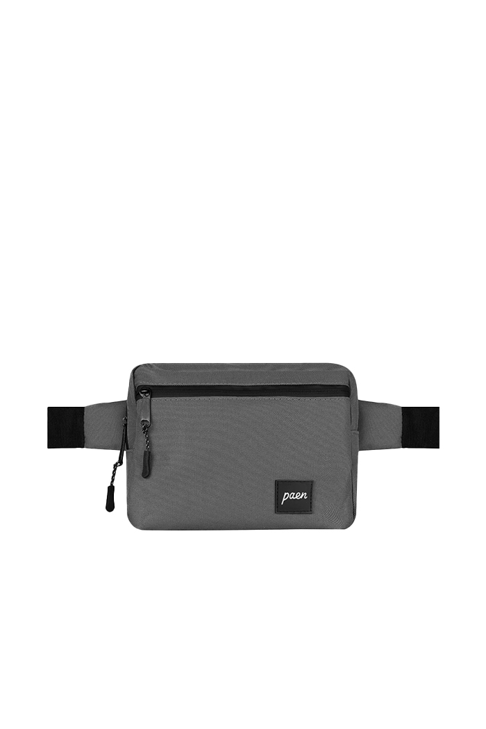 PAEN Classic Koyu Gri Bel Çantası