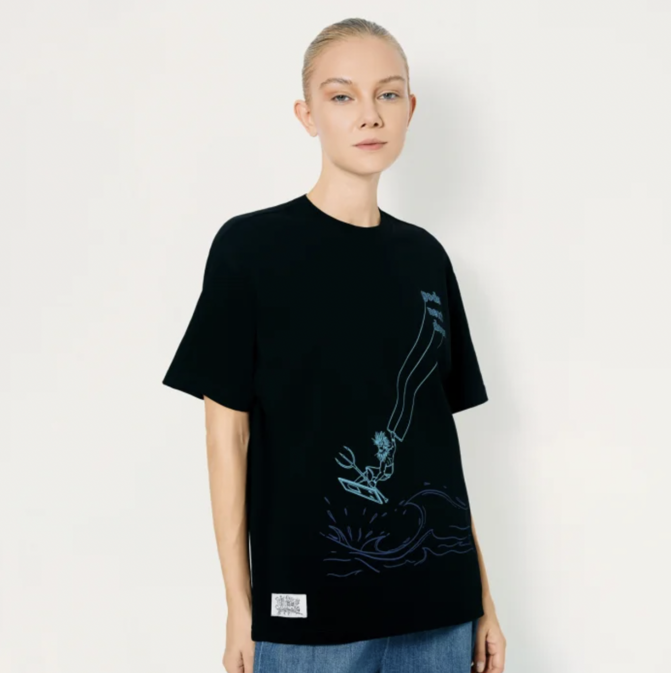 Making Waves… Literally Tişört-Siyah