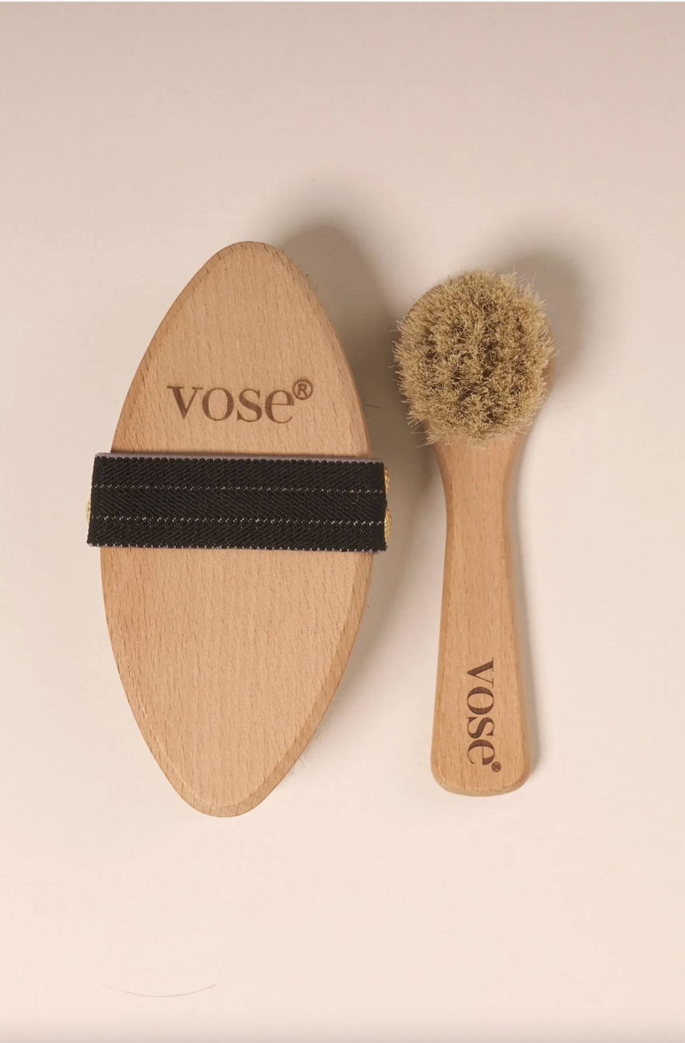 2' li Set Doğal At Kılı Selülit Black Rose Yüz Fırçası