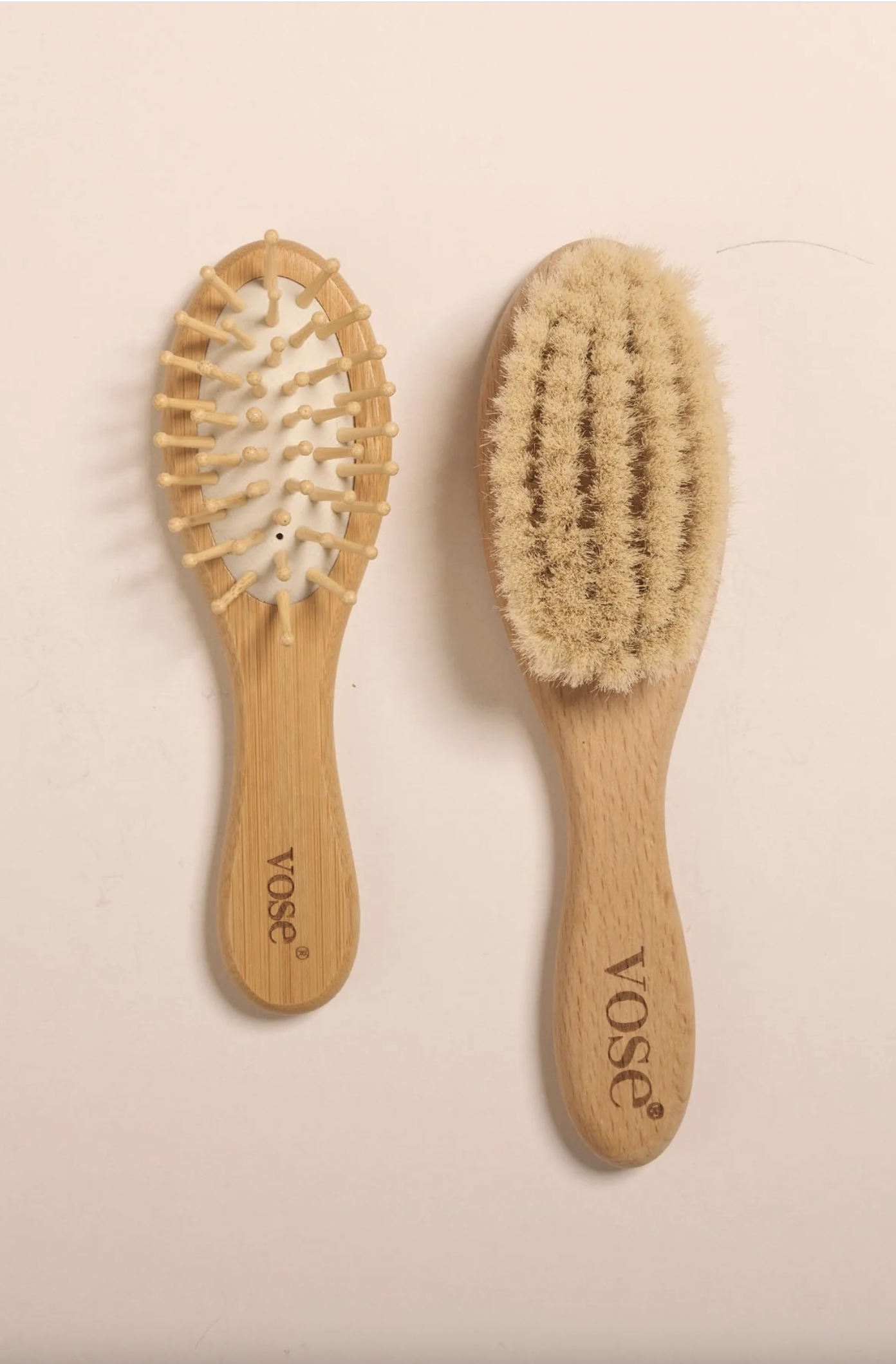 2'li Bambu Tarak & Keçi Kılı Fırça