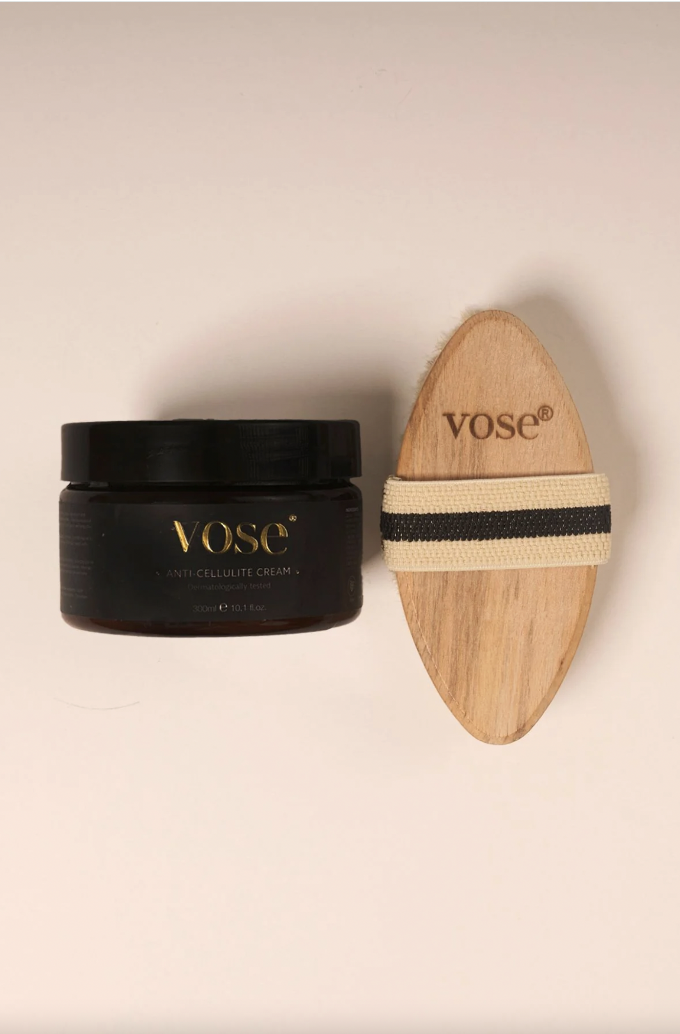 Selülit Karşıtı Vücut Kremi + At Kılı Selülit Fırçası (Lotus)