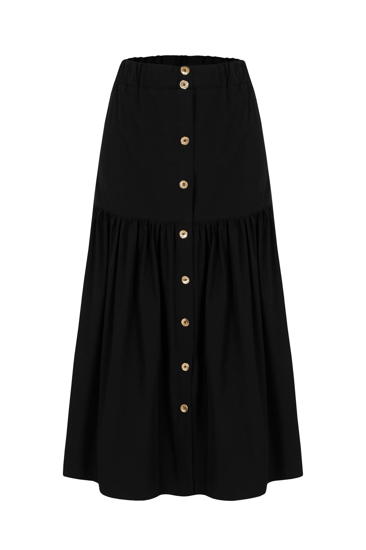 Orbit Lastikli Siyah Etek