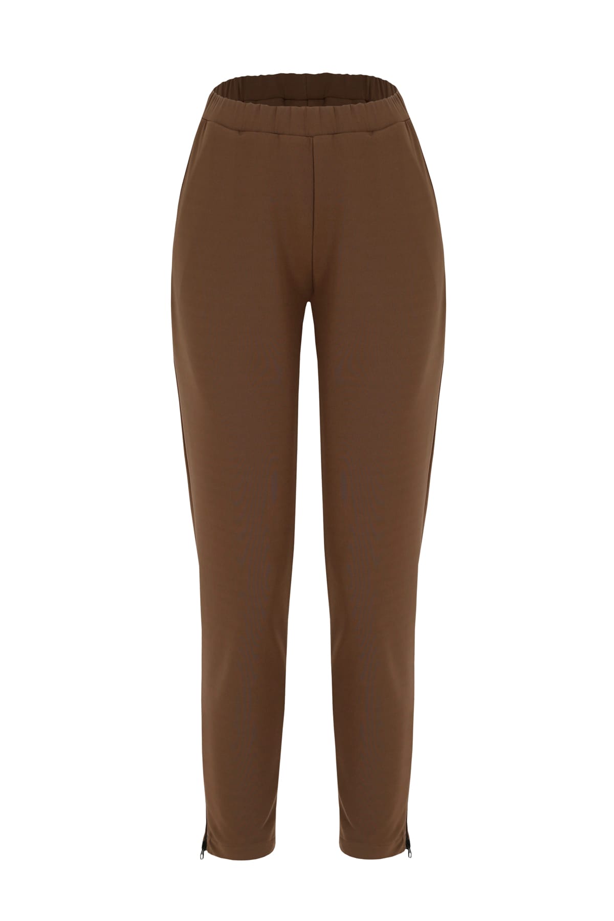 Ease Jogger Paçasında Fermuar Detaylı Vizon Eşofman