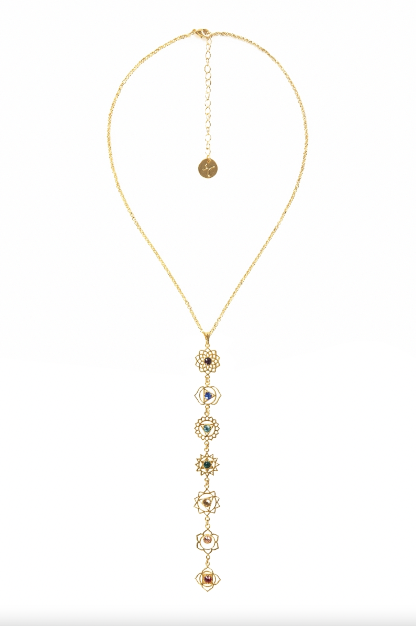 AURA Altın Kaplama Çakra Kolye