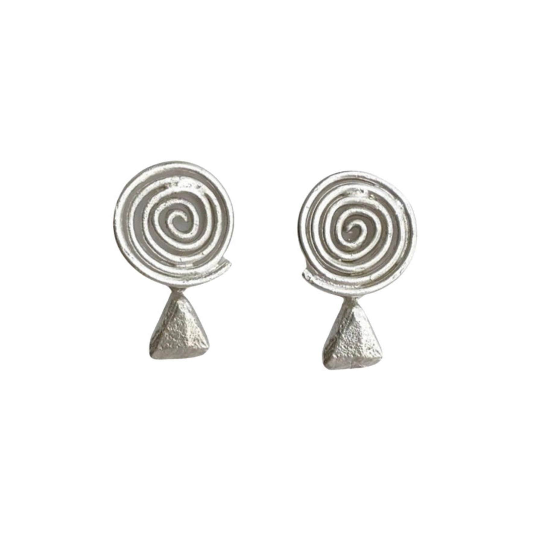Spiral Earrings Silver