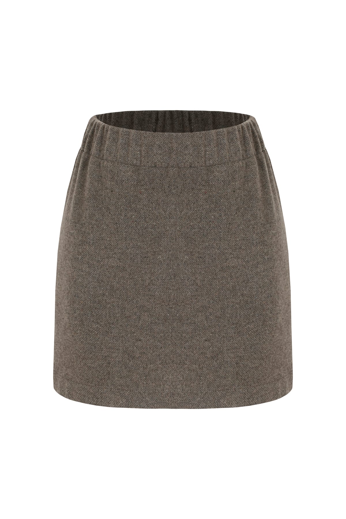 Contour Kaşe Mini Bej Etek