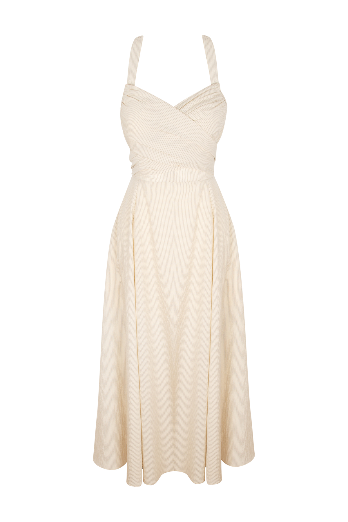 DARCY Midi Elbise Krem