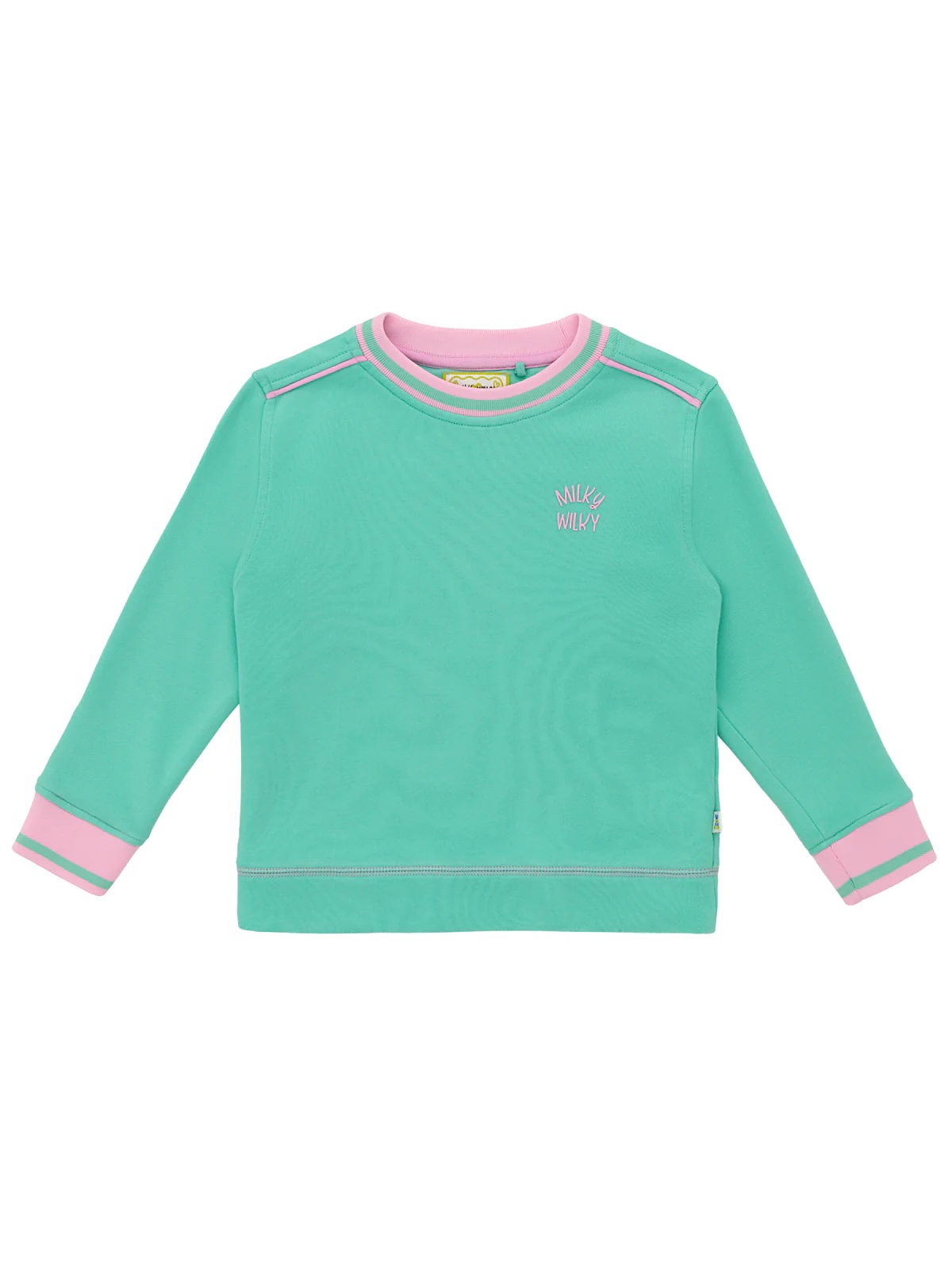 Bisiklet Yaka Yeşil Sweatshirt