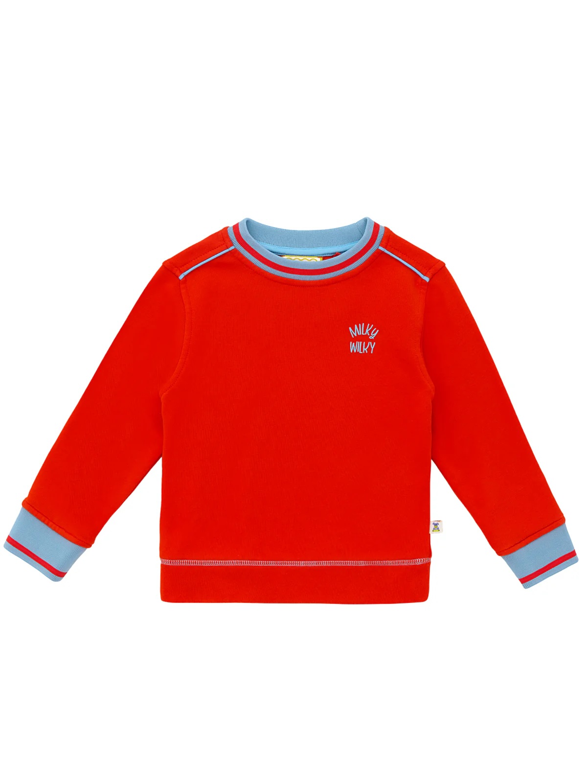 Bisiklet Yaka Turuncu Sweatshirt