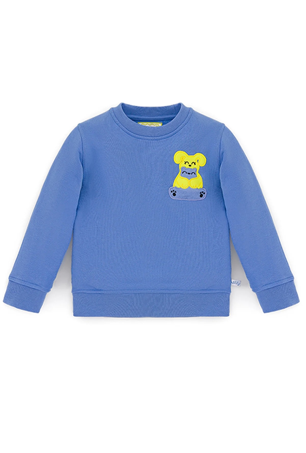 Ses Çıkaran Lila Bisiklet Yaka Sweatshirt