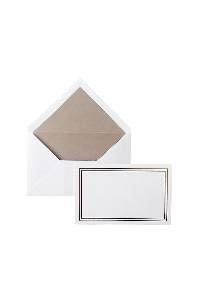 SHIMMERING DOUBLE FRAME Tebrik Kartı 10'lu