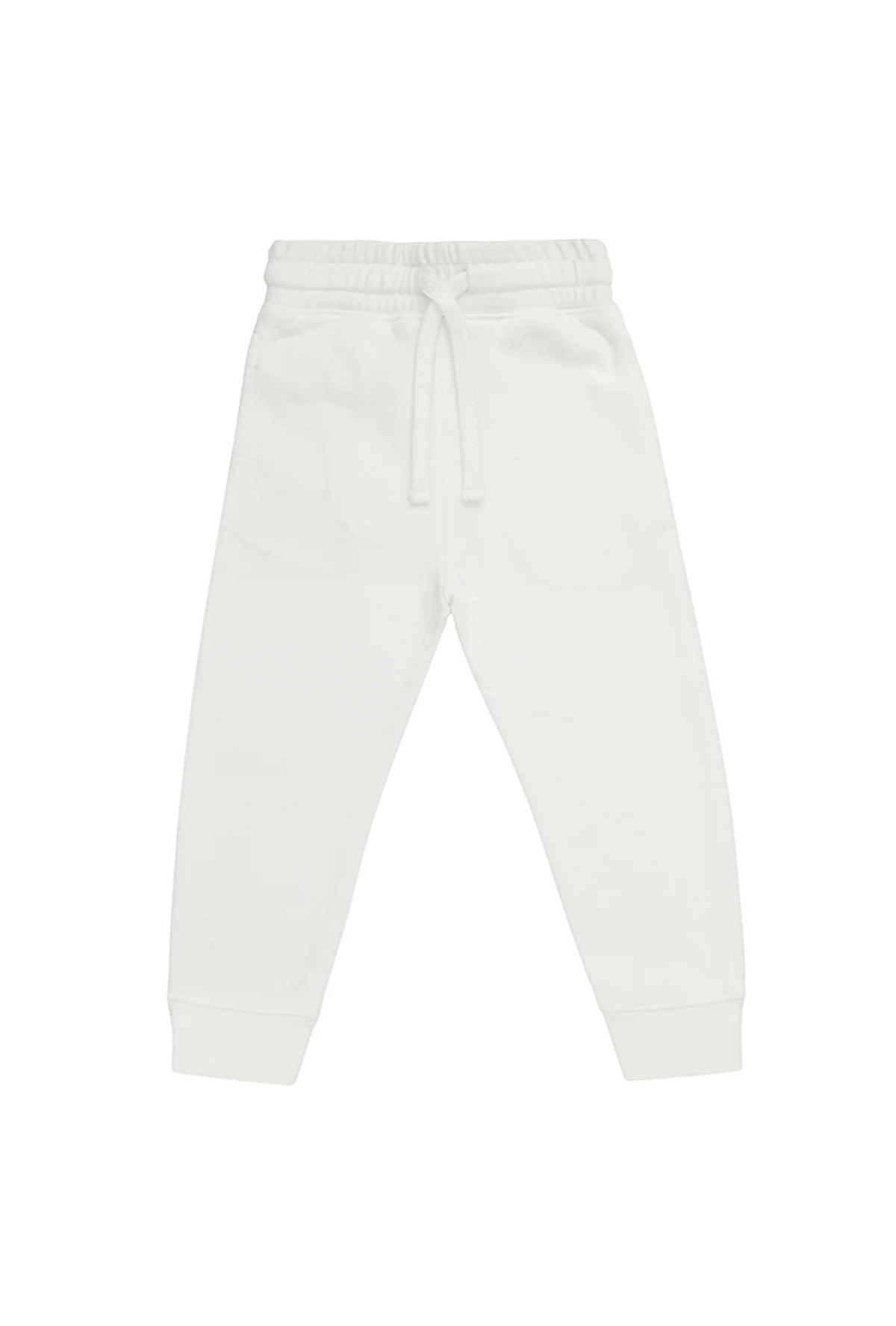 Beyaz Jogger Eşofman Altı