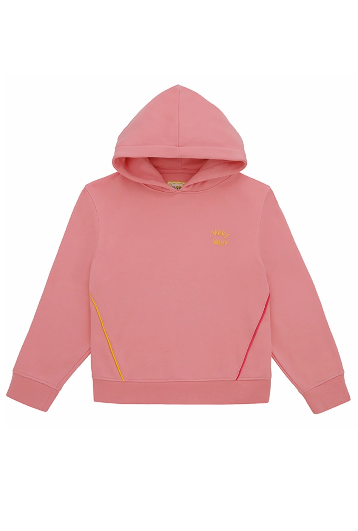 Kız Çocuk Pembe Kapüşonlu Sweatshirt