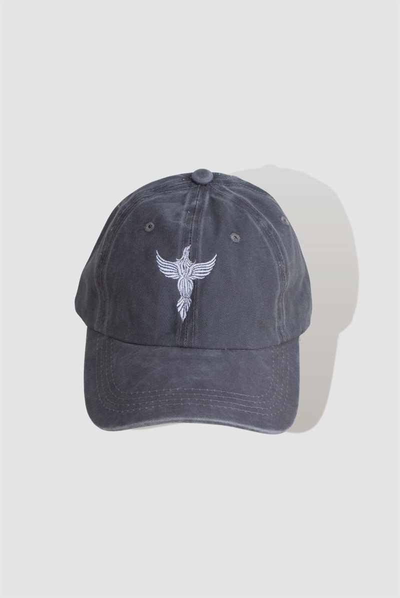 Unisex Sireng Eskitme Gri Şapka