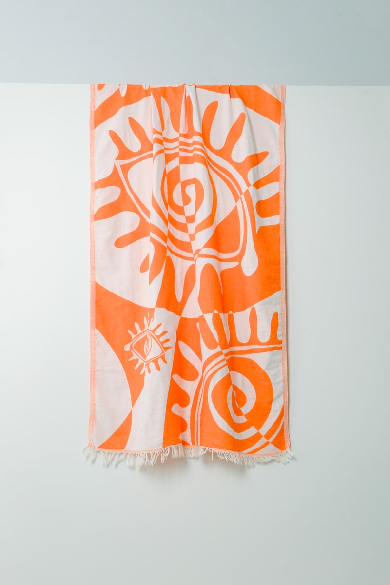 RAx Turuncu El Dokuması Peştamal